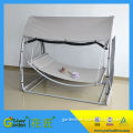 Outdoor sling swing bed/hammock with mosquito net